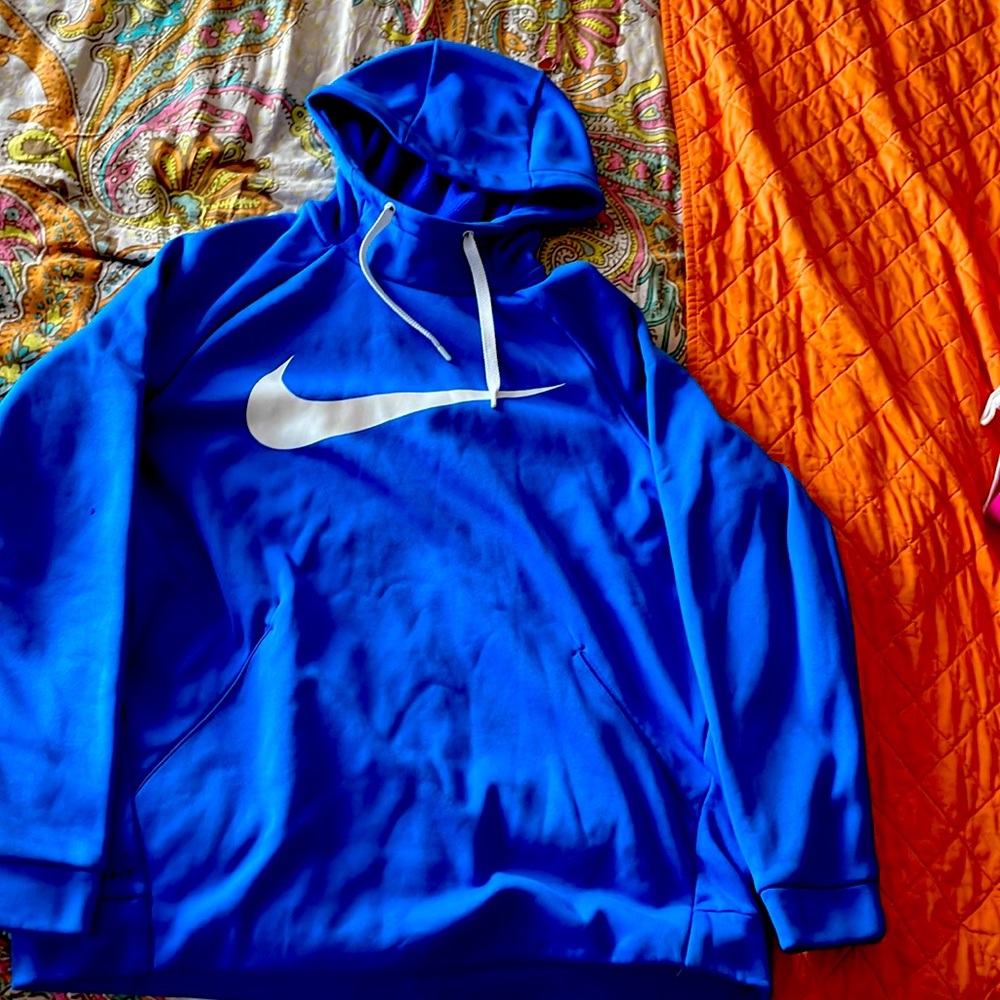 Blue Nike hoodie